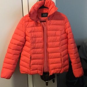 Orange Puffer Coat VERY WARM =)